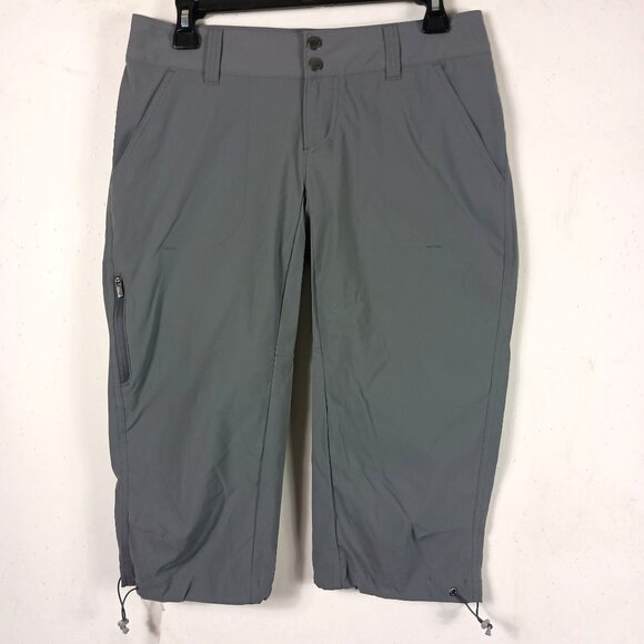 Columbia Capri Pants Womens 6 Gray Hiking Gorpcore Outdoor UPF 50 Omni Shield - Picture 1 of 9